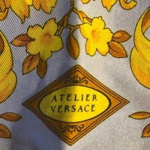 Versace large shawl scarf